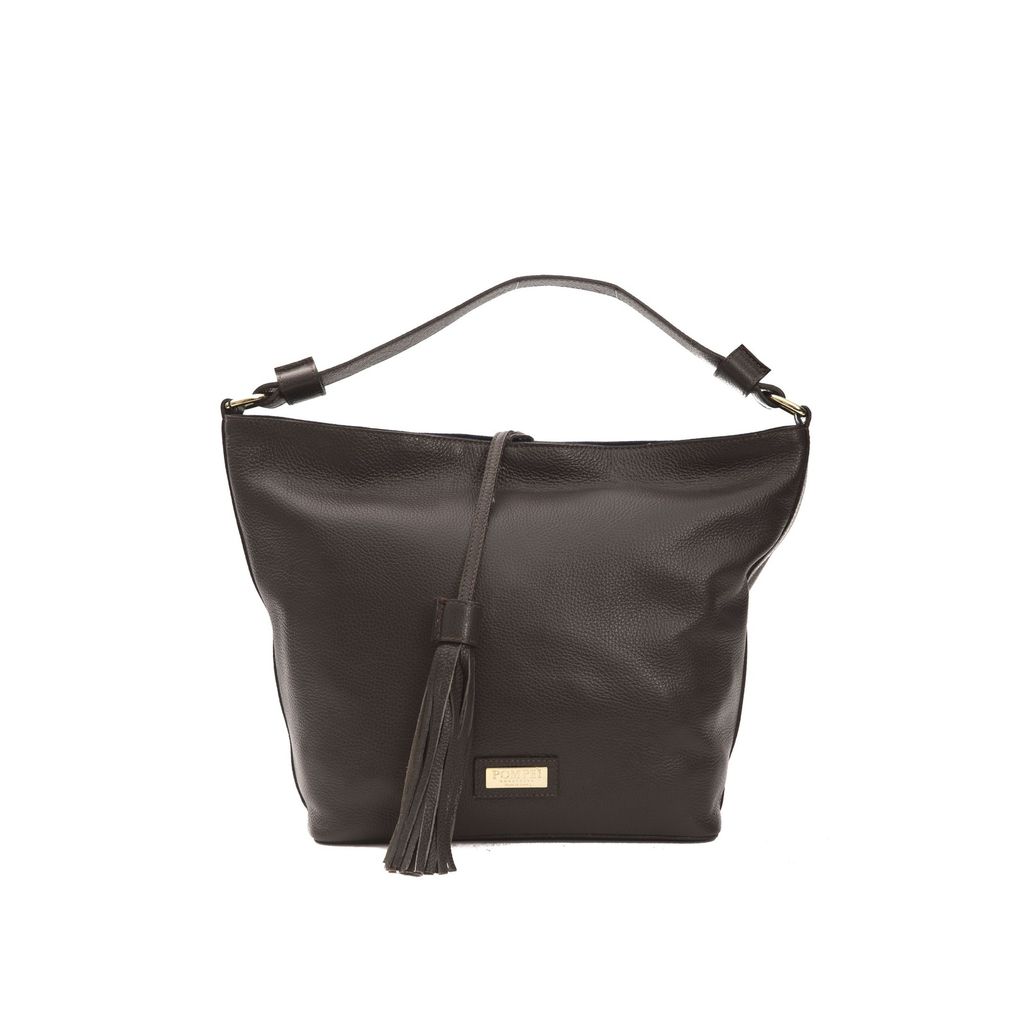 Pompei Donatella Sac porté épaule marron
