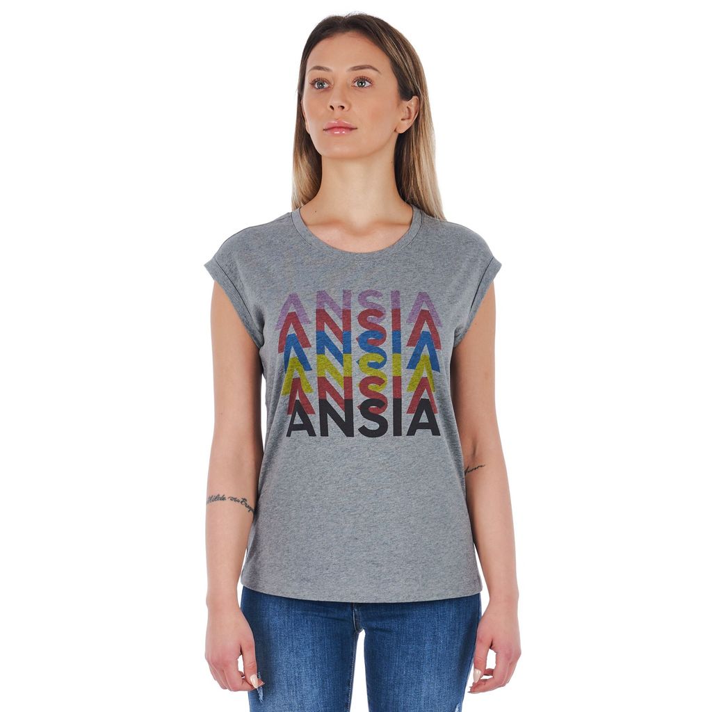 Frankie Morello T-shirt gris