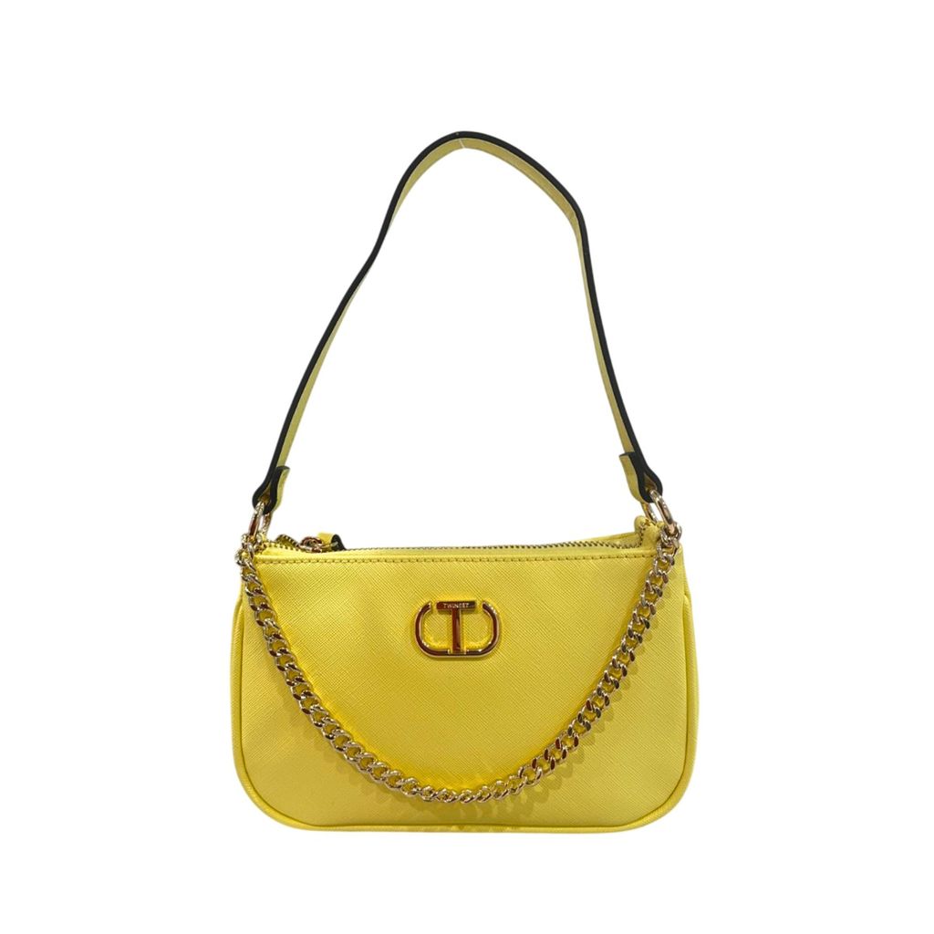 Twinset Sac porté épaule jaune