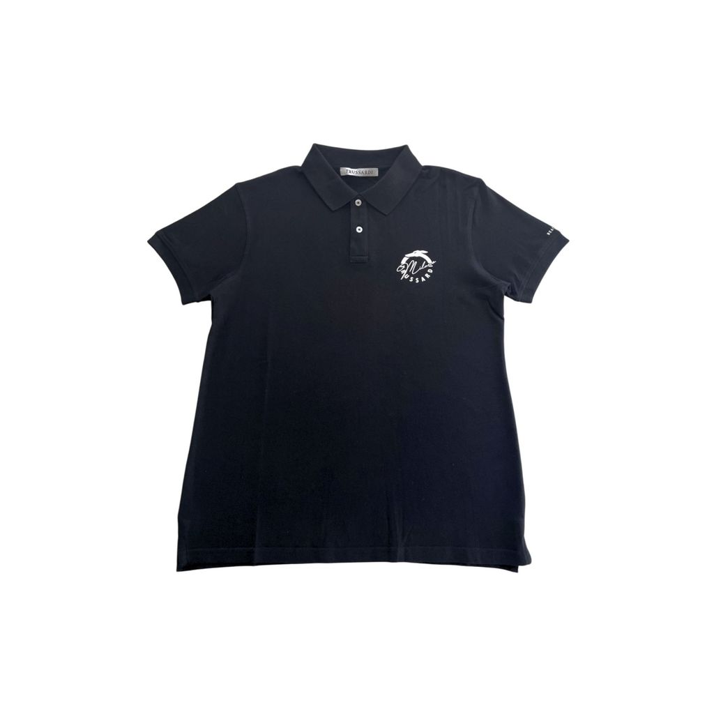 Trussardi Beachwear Polo noir